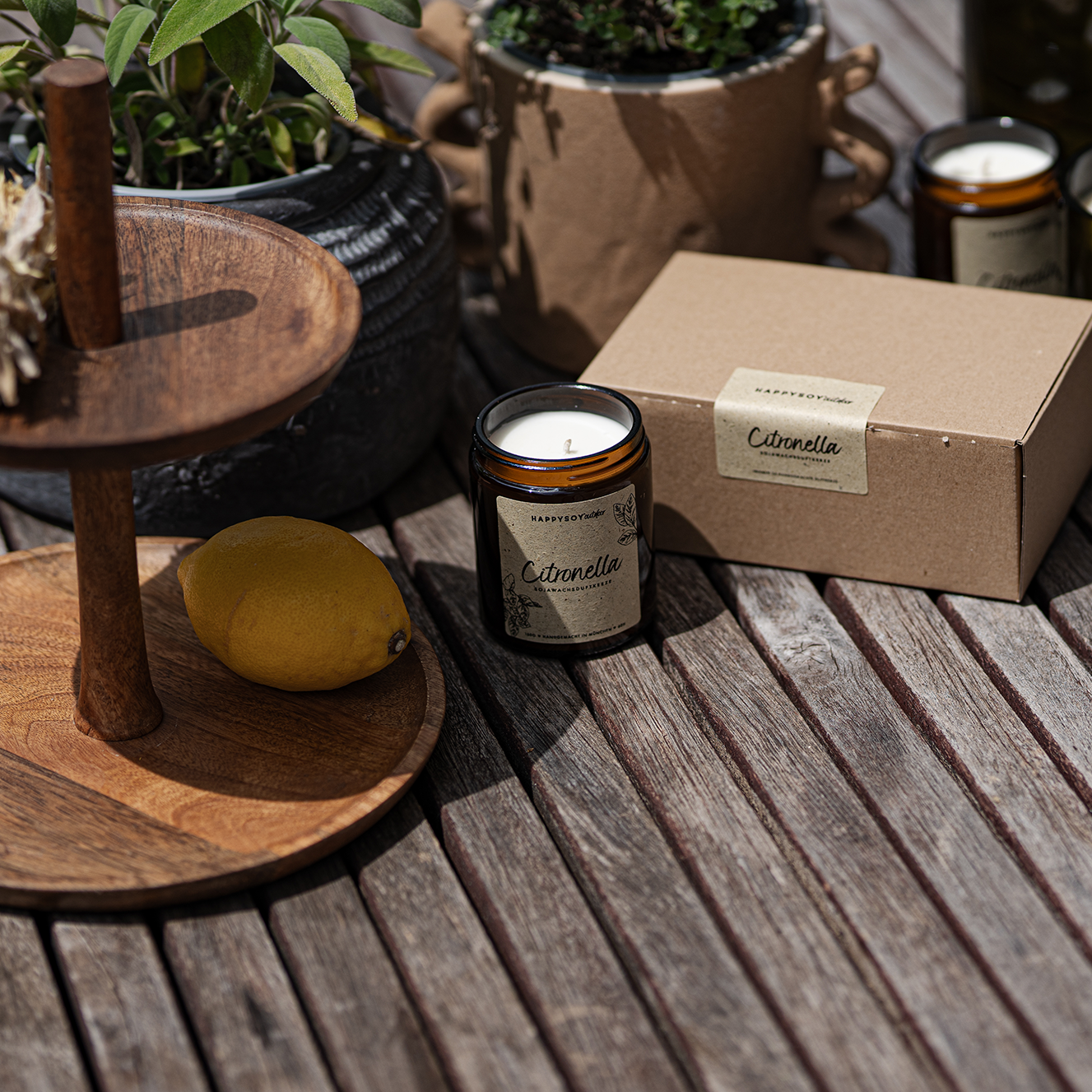 Citronella Kerzen (Bundle aus 2 Stück)
